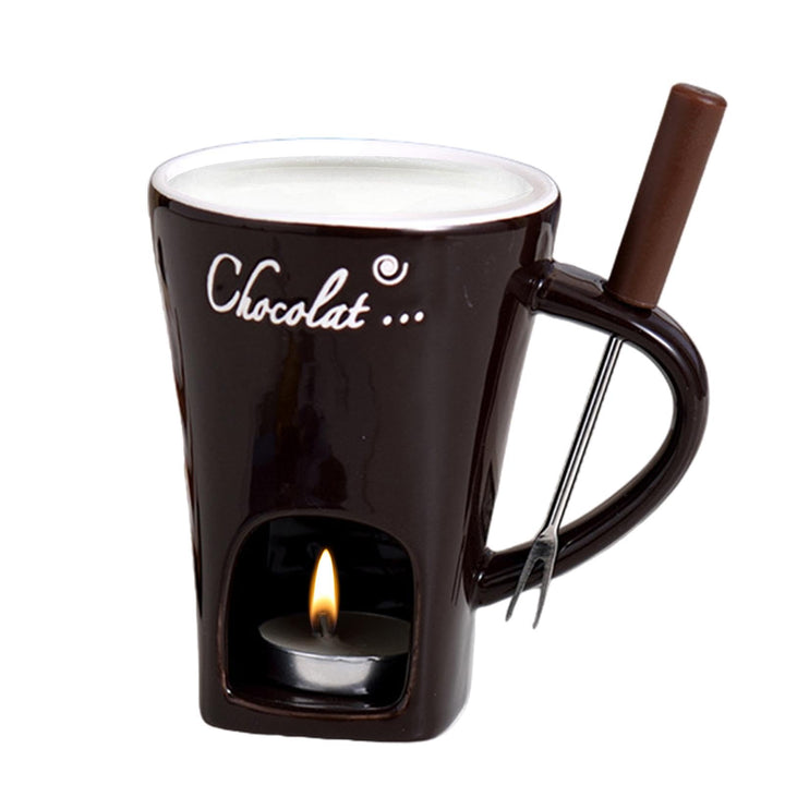 Schokoladen Fondue Becher, Schokoladen Fondue Becher-Sets, Keramik-Schokoladen-Schmelzbecher Für Sch