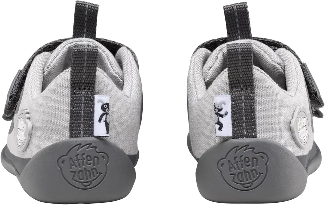 Affenzahn Barfussschuh Baumwolle Lucky Klettverschluss Vegan rutschfest Flexibel Reflektierend für d
