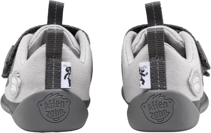 Affenzahn Barfussschuh Baumwolle Lucky Klettverschluss Vegan rutschfest Flexibel Reflektierend für d