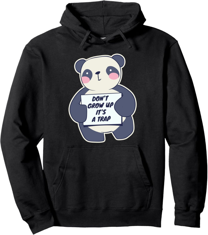 Pandabär — nicht erwachsen werden — Panda Pullover Hoodie