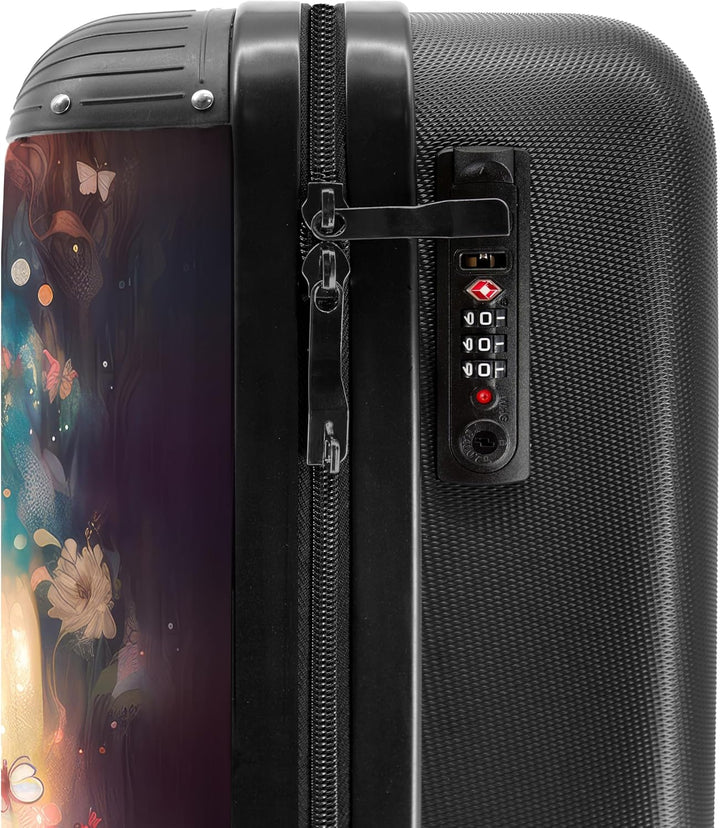 NoBoringSuitcases.com® Kinderkoffer Reisekoffer Kinder Mädchen Geschenk Handgepäck Koffer Klein Hart