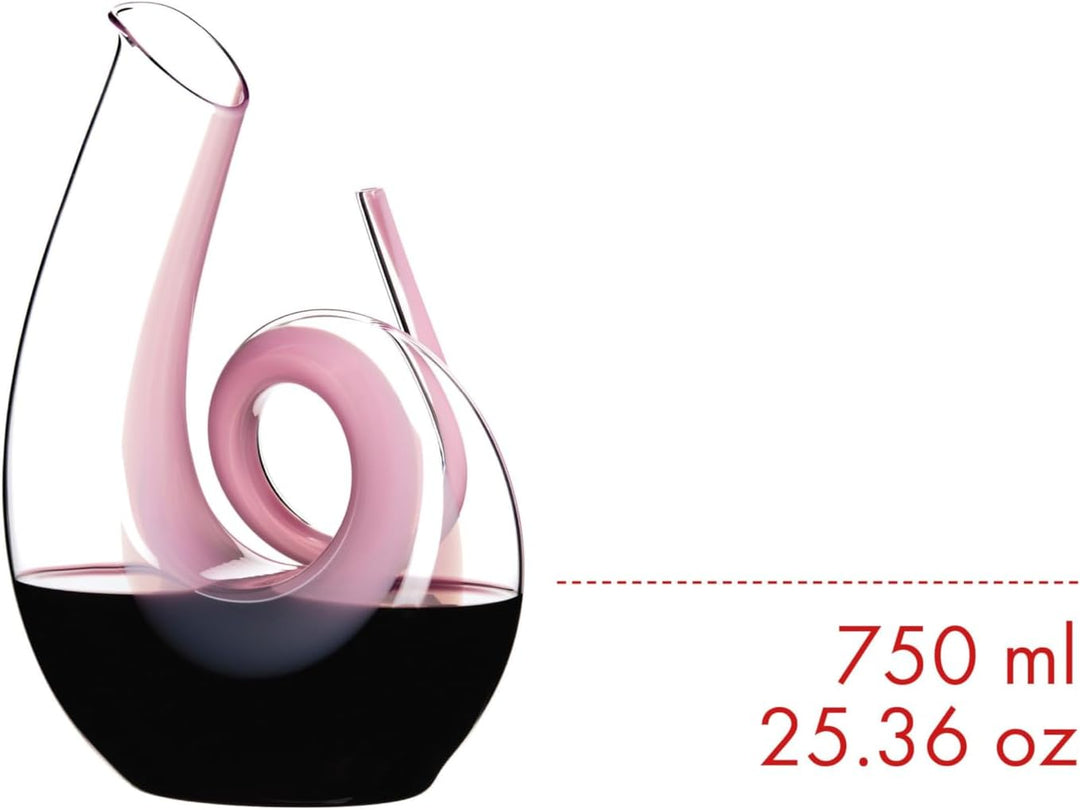 Riedel Dekanter Curly Pink