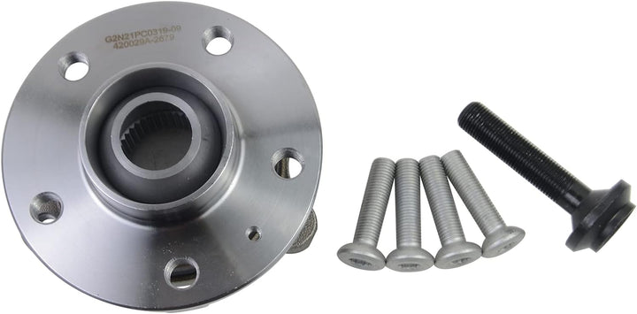 Bisenya Radlager Satz Vormontiert mit Radnabe Kompatibel mit A4 A5 A6 A8 B8 Q5 Qu-att-ro 4H0498625 8