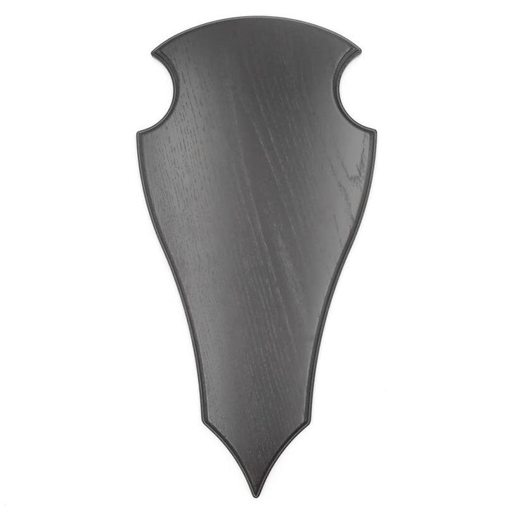GTK - Geweihe & Trophäen KRUMHOLZ Hirsch Trophäenschild spitz in Eiche dunkel AF 49x24 cm Hirschschi