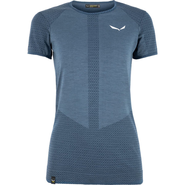 Salewa Damen Zebru Responsive Short Sleeve Women's Tee Blusen & T-Shirts XL Dark Denim, XL Dark Deni