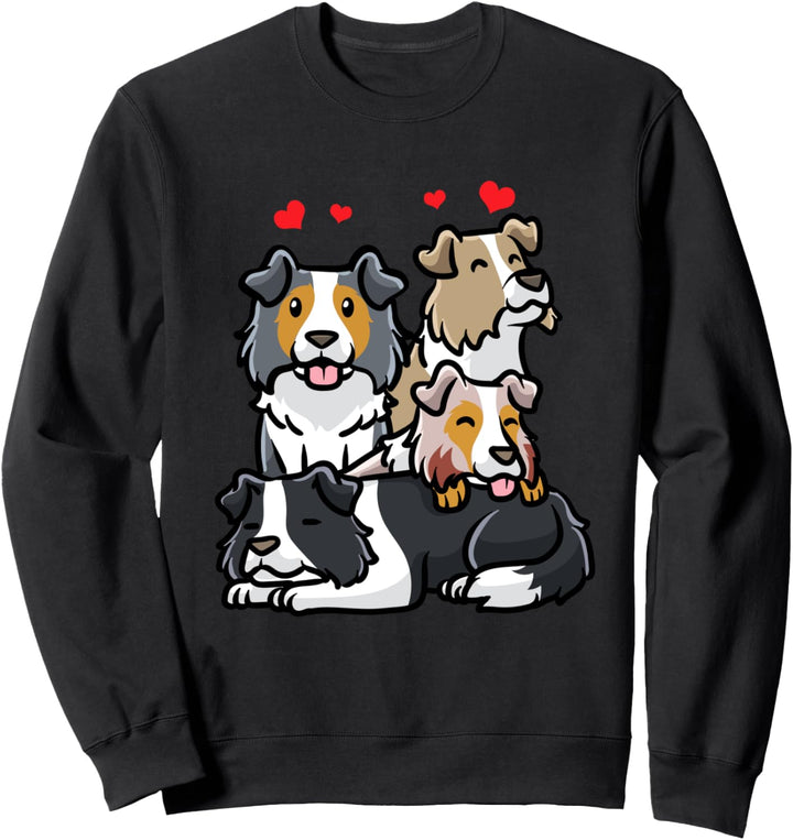Border Collie Hund Sweatshirt