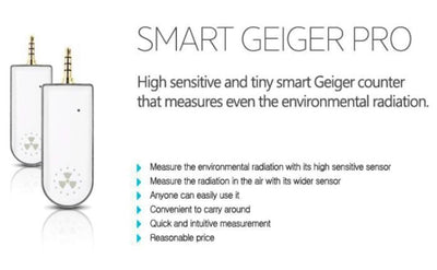 Smart Geiger - Geigerzähler für Smartphone APP iOS Android Strahlungs Detektor Strahlenmessgerät Str