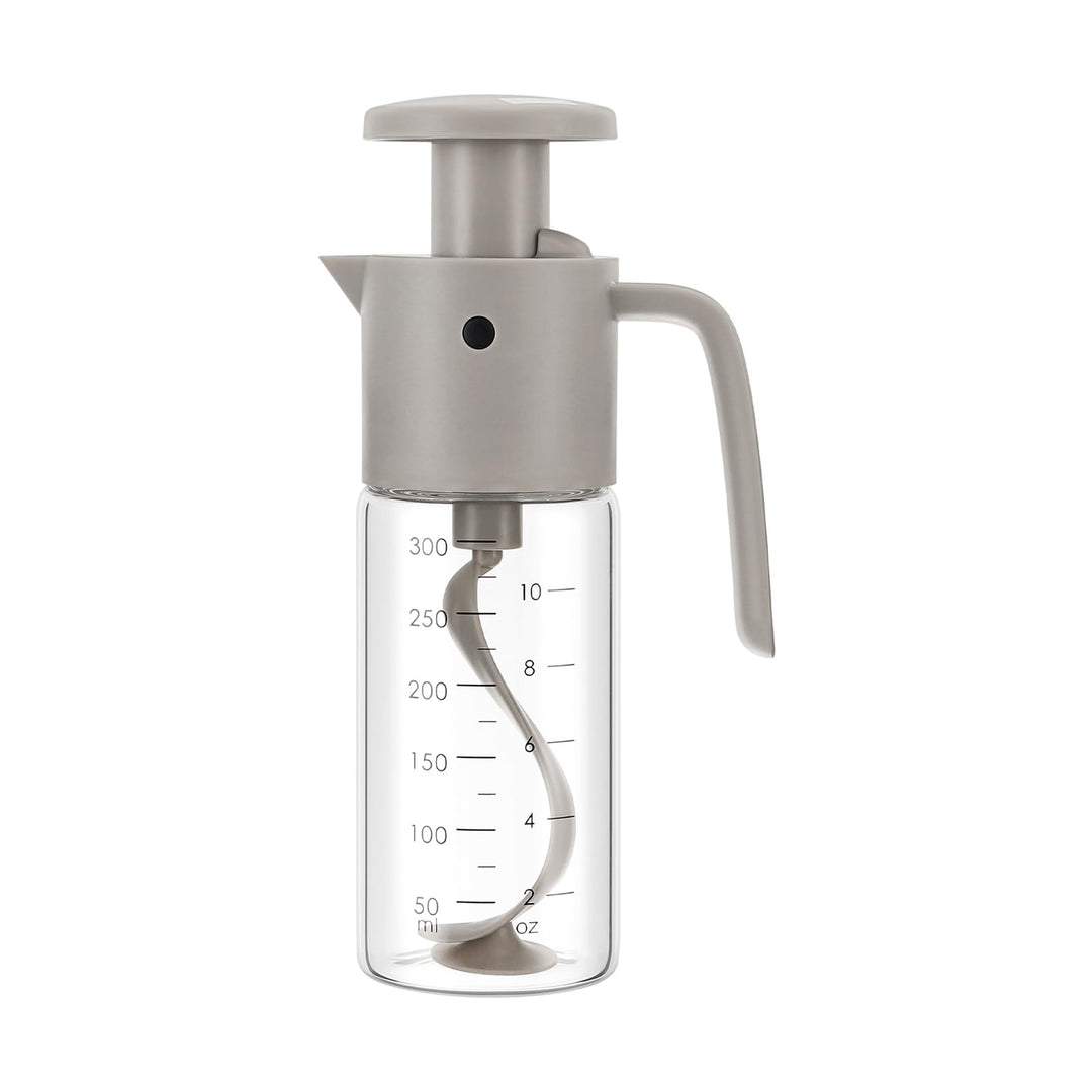 Vucchini Salatdressing Mixer Grau, Vogelartiger Sossenmischer, Einstellbare Durchflussrate, Spülmasc