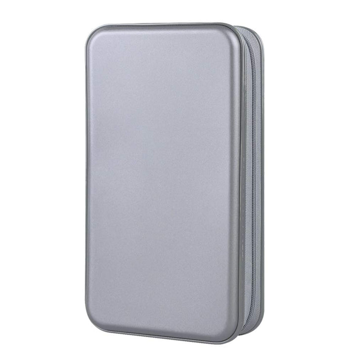 alavisxf xx CD Tasche, 96 CD/DVD Tasche Hartplastik CD Taschen Aufbewahrung Schutzhülle DVD Lagerung