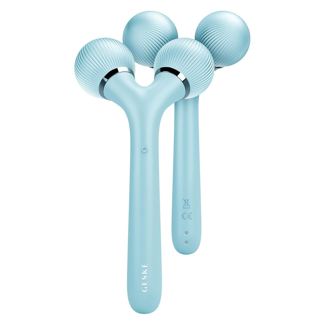 GESKE | SmartAppGuided™ Sonic Facial &amp; Body Roller | 4 in 1 | Dermaroller | Gerät für Gesicht und Kö
