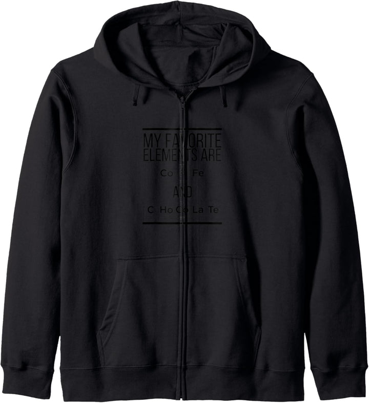 Meine Lieblingselemente: Schokolade & Kaffee Kapuzenjacke