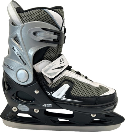 Cox Swain verstellbare Schlittschuhe Push, Eislaufschuhe für Kinder, Jugendliche und Erwachsene bis