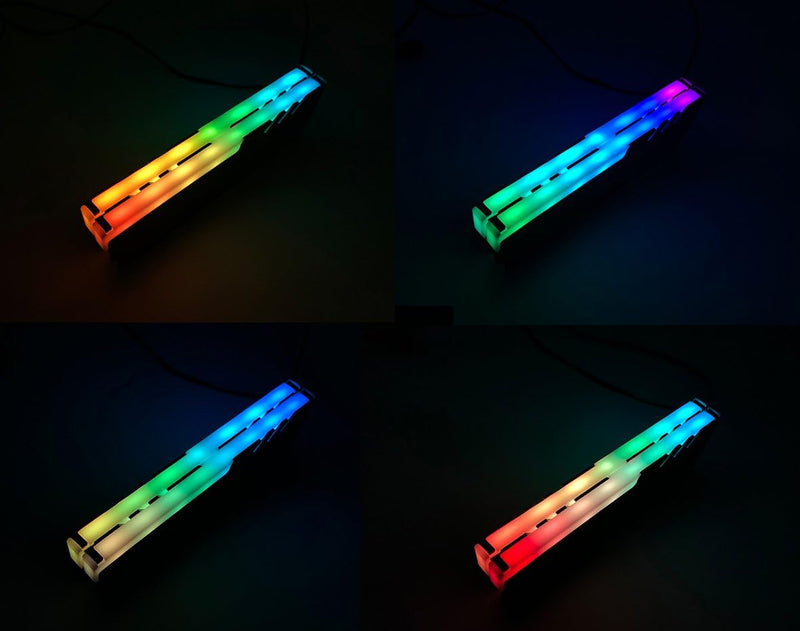 EZDIY-FAB ARGB RAM Kühler mit Controller RGB DDR Kühlkörper-(mit 5V 3-Pin Motherboard ASUS Aura Sync