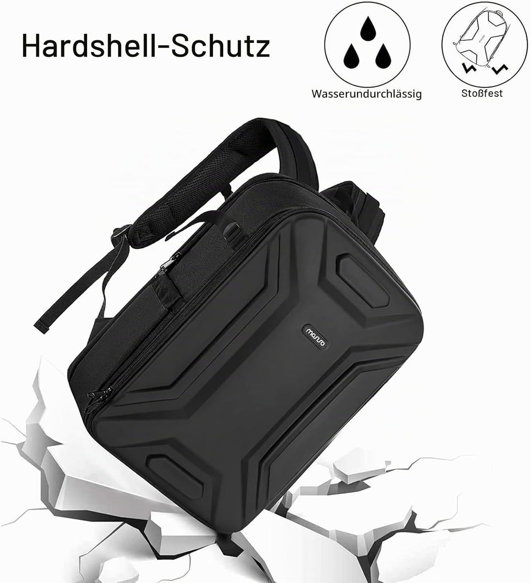 MOSISO Kamerarucksack Wasserdicht, Fotorucksack Gross mit 15,6 Zoll Laptophülle, Kamera Rucksack mit