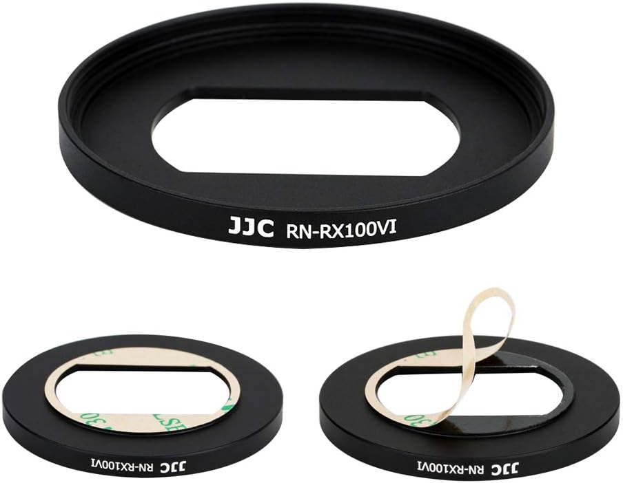 KIWIFOTOS Filter Adapter Ring & Objektivdeckel Zubehör Passend für Sony RX100 VI RX100 VII RX100M6 R