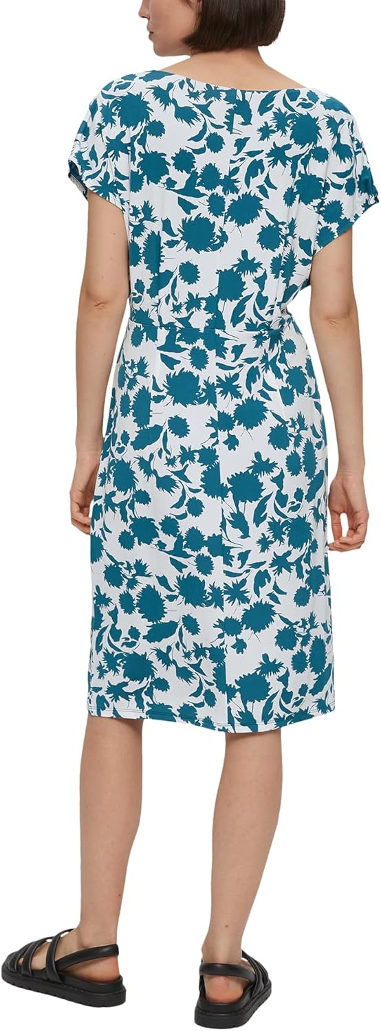 s.Oliver BLACK LABEL Damen Kleid kurz, 44 Petrol