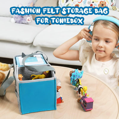 OUKNAK Tasche für Toniebox Starter Set Aufbewahrungstasche für Toniebox Figur, Home Outdoor Handtasc