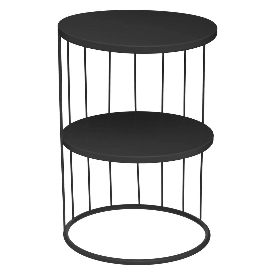 Beistelltisch Kobu schwarz - Schwarz - Atmosphera créateur d'intérieur cm Schwarz, cm Schwarz