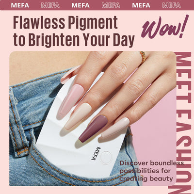 MEFA Shellac Set Starterset mit Lampe 6W,12 Farben UV Nagellack Set Gelnägel Starterset Nude Lila Ro