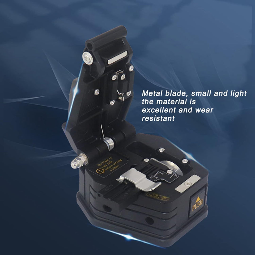 Fiber Optic Cleaver, 16 Einstellbare Skalen High Accuracy Fiber Cleaver Automatic Rebound Fiber Stri