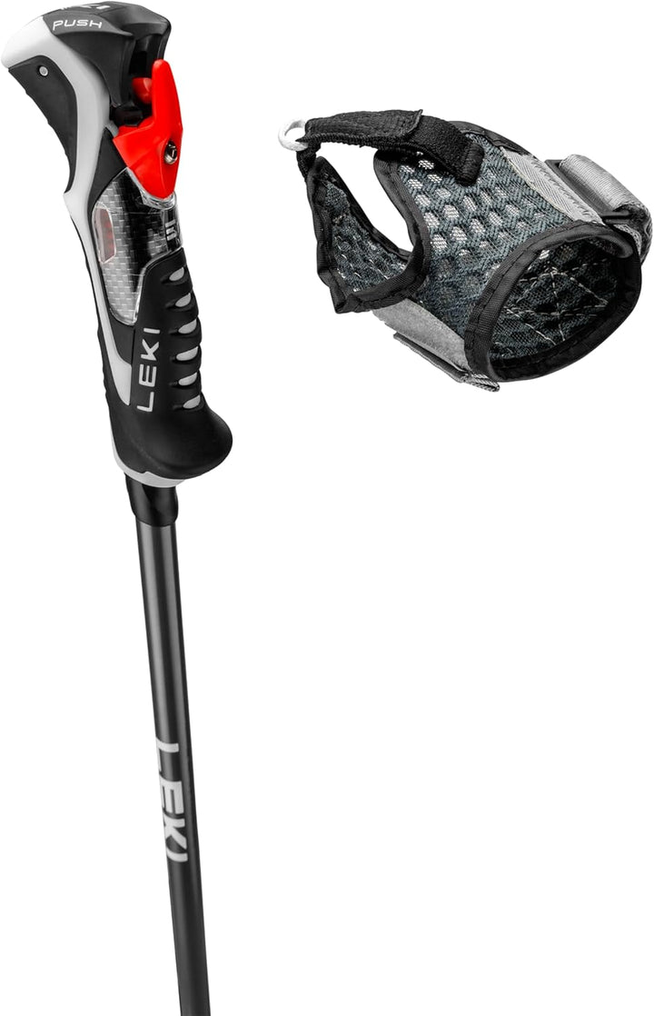 LEKI Carbon 14 3D Skistöcke black-anthracite-red 110CM, black-anthracite-red 110CM