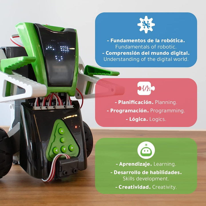 Xtrem Bots - Mazzy, Kinder Roboter Programmierbar Bausatz, Lernroboter Spielzeug Ab 8 Jahre Oder Meh
