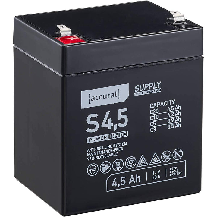 Accurat Supply S4,5 AGM 12V Bleiakku 4,5Ah