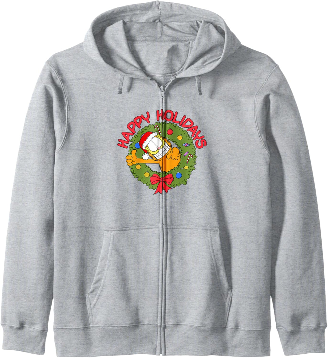 Garfield Happy Holidays Garfield Wreath Kapuzenjacke