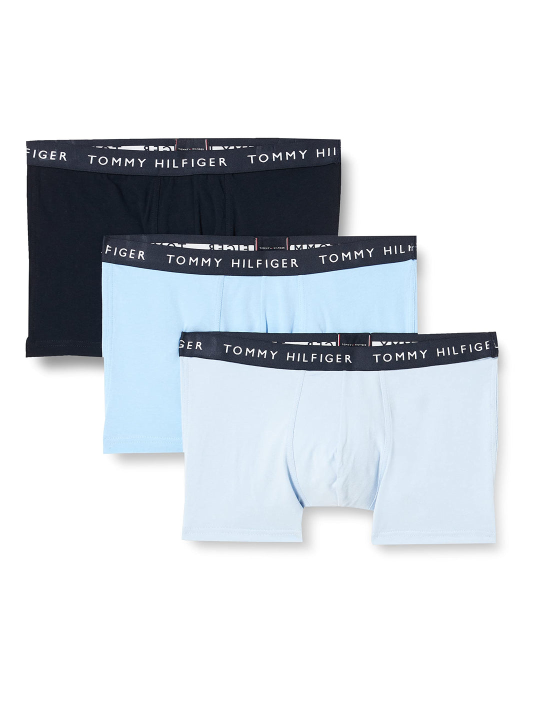 Tommy Hilfiger Underwear-Slips/Boxershorts Herren S Mehrfarbig (Vessel Blue/Breezy Blue/Desert Sky),
