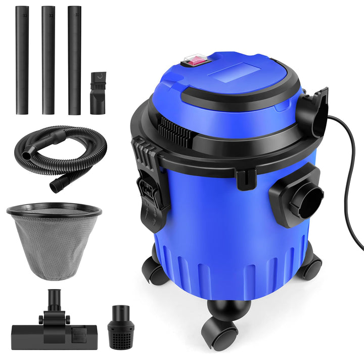 Lucn Staubsauger 3 in 1 ohne Beutel, Wasser und Staub, Industriestaubsauger, 15 l