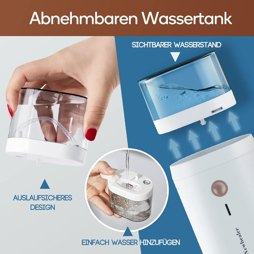 Newbealer Steamer Dampfglätter, 1200W Dampfbügeleisen Reise für Kleidung, 2 Dampfstufen Reisebügelei