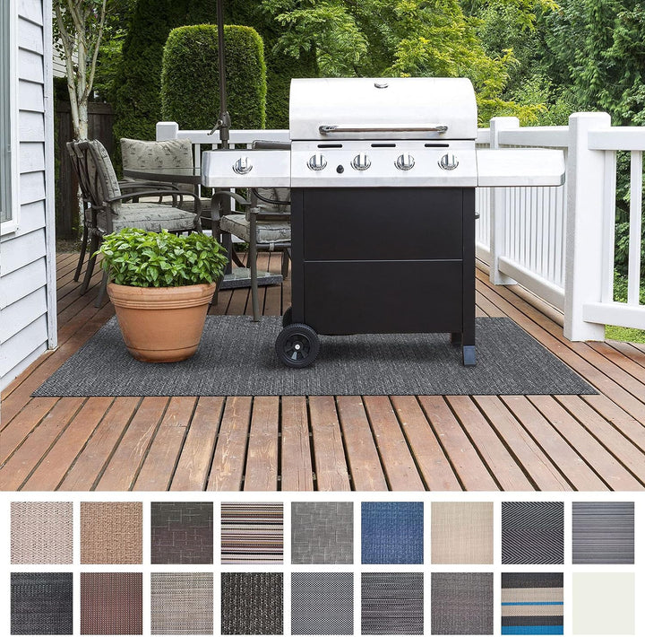 Floordirekt Grillschutzmatte | Schwer entflammbar | 2 Grössen | 5 Designs | Grillmatten zum Grillen
