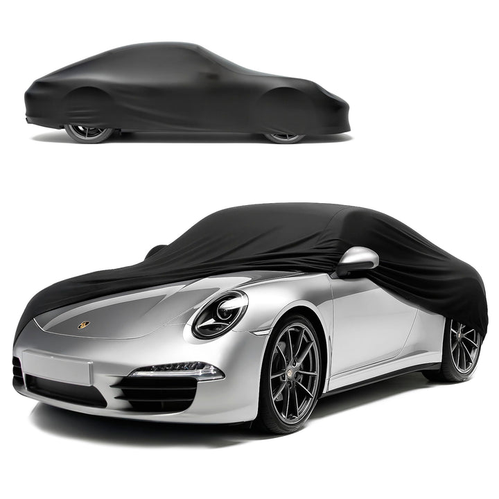 Walser Abdeckung Auto Indoor Stretch Basic, Autoabdeckung Winter, staubdichte Autogarage Abdeckung,