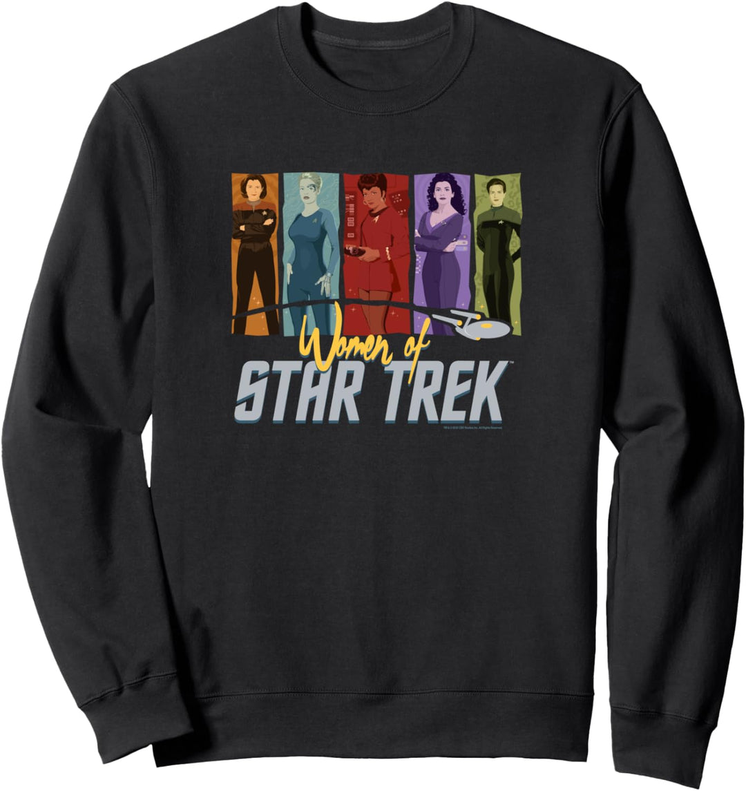 Star Trek Women Of Star Trek 5 Silhouettes Sweatshirt