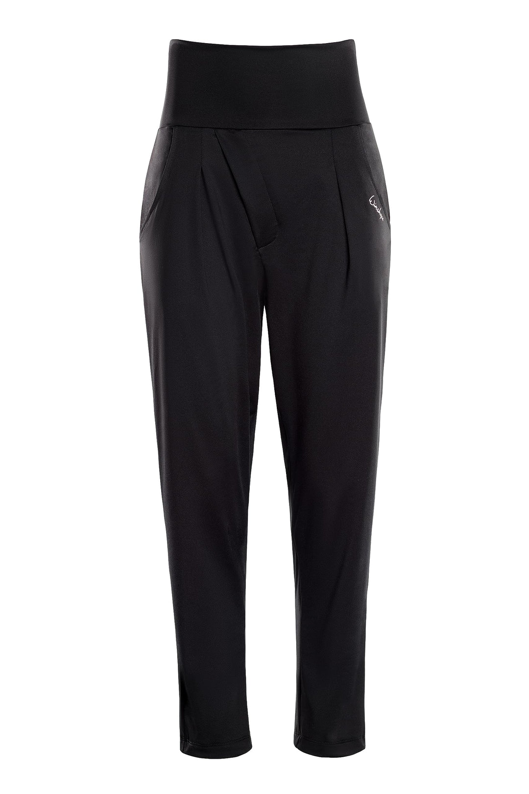 WINSHAPE Damen Lässige Hose Elegante Functional High Waist 7/8-baggy Pants Hp303 mit Core-Bund, XXS