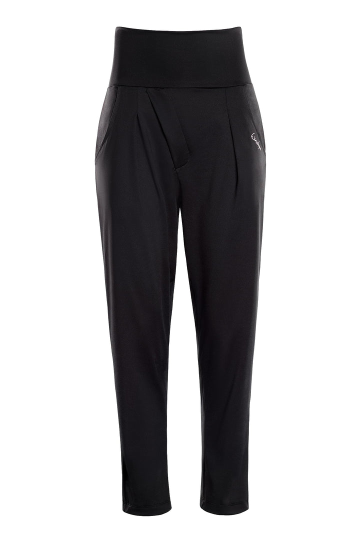 WINSHAPE Damen Lässige Hose Elegante Functional High Waist 7/8-baggy Pants Hp303 mit Core-Bund, XXS