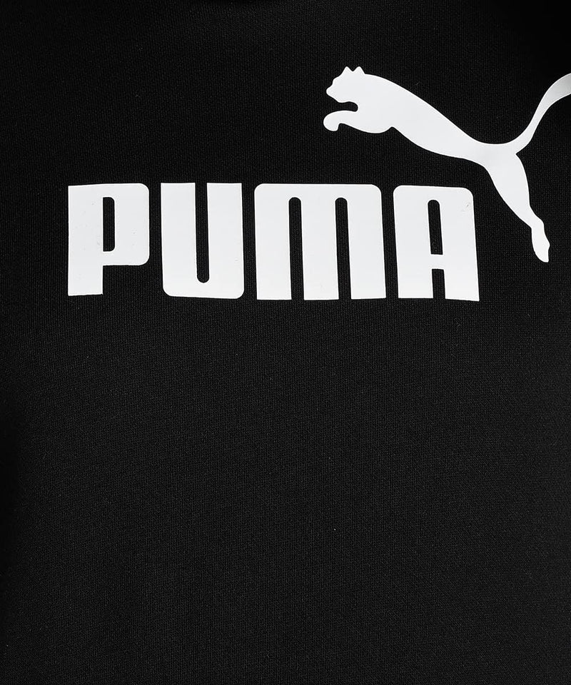 PUMA Damen ESS Logo Hoodie FL Sweatshirt S Puma Schwarz, S Puma Schwarz