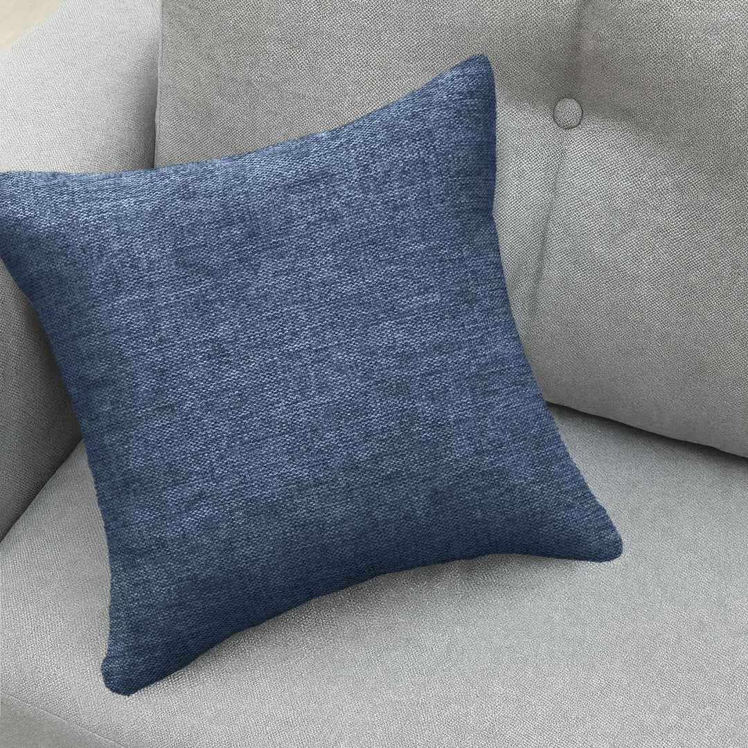 Selfitex 2er Set Couchkissen 50x50 cm, Sofakissen mit Füllung und Bezug, kuschelweiches Lesekissen,