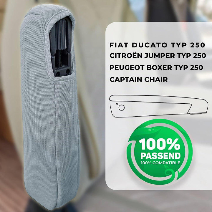BREMER SITZBEZÜGE Wohnmobil Armlehnenbezug Typ 1 für FIAT Ducato, Boxer, Jumper Armlehnenbezug Typ 1