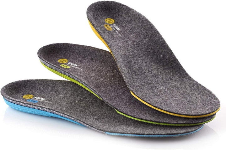 Sidas 3 Feet Merino High Einlegesohle, grau, M Grau M, Grau M