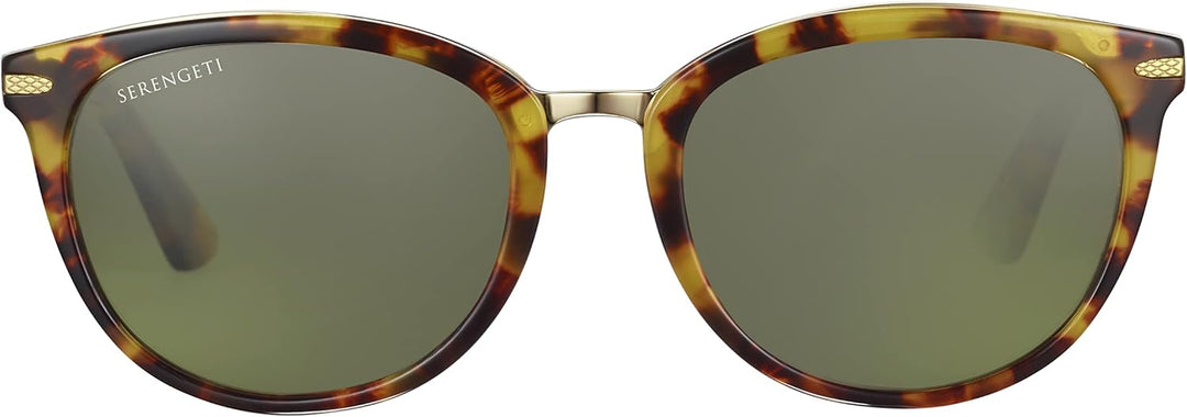 Serengeti Unisex Jodie Sonnenbrille M Glänzend Havana Shiny Light Gold Metall, M Gl&#xE4;nzend Havan