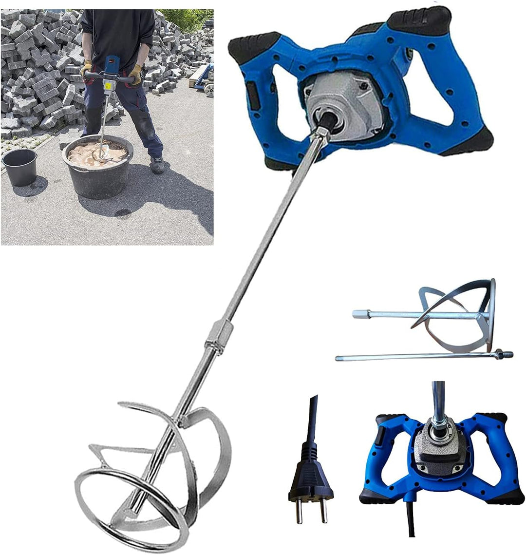 Rührwerk für Beton und Mörtel - 2600 W, 6 Stufig, max. 1500 U/min - Rührgerät, Rührwerkmischer, Mört