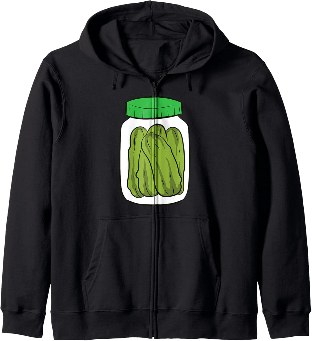 Glas Essiggurken Gurkensalat Kapuzenjacke