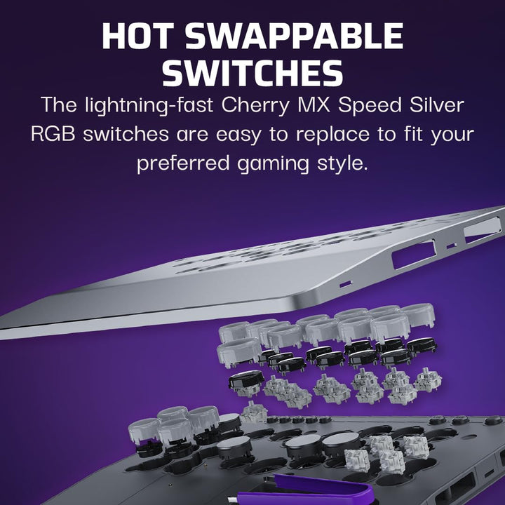Turtle Beach Victrix Pro KO Leverless All Button Fight Stick, Officially Licensed for Xbox Series X|