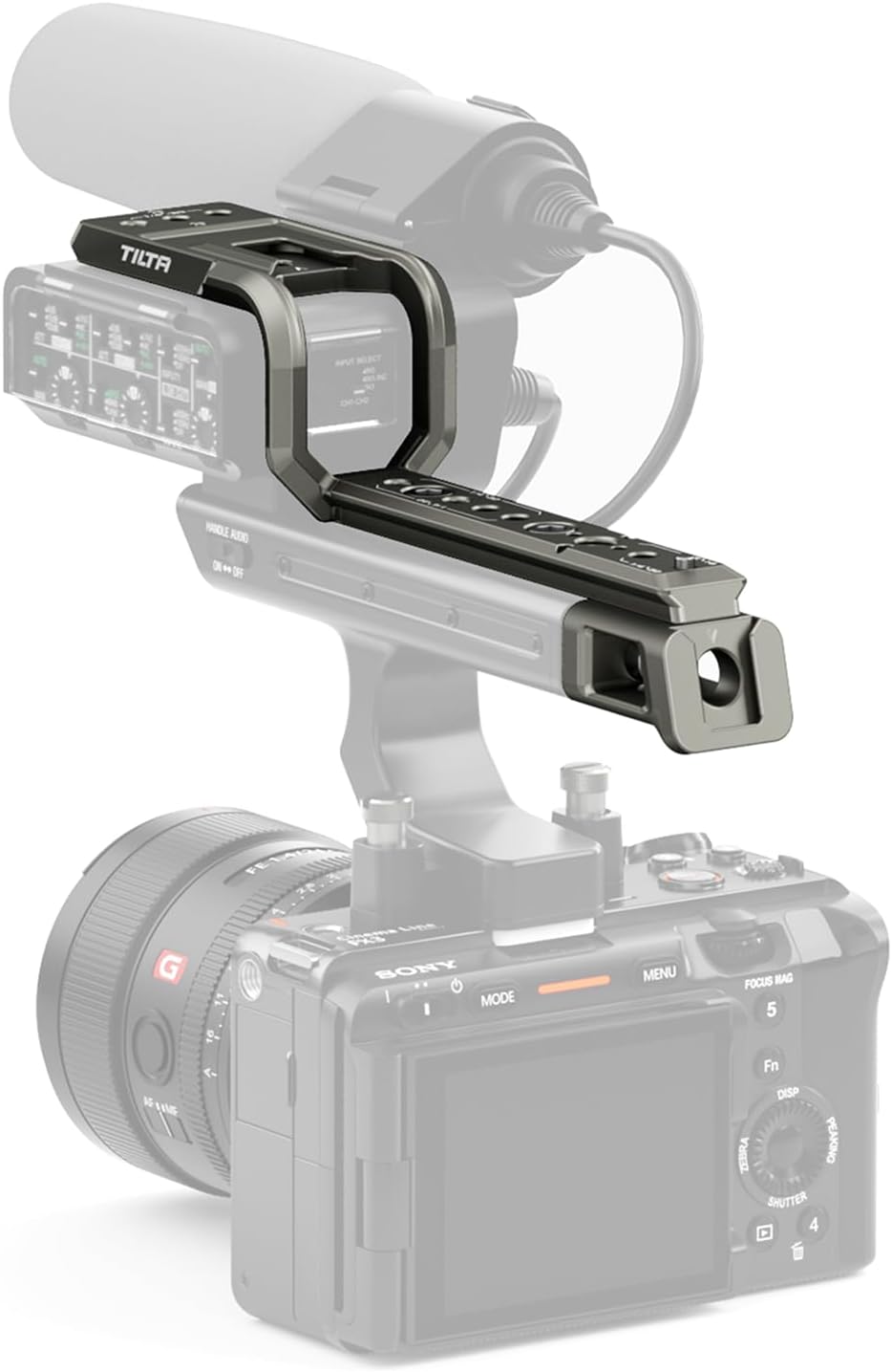 Tilta XLR-Verlängerungshalterung, kompatibel mit Sony FX3 mit 1/4-Zoll-Inbusschlüssel, sichere Verbi