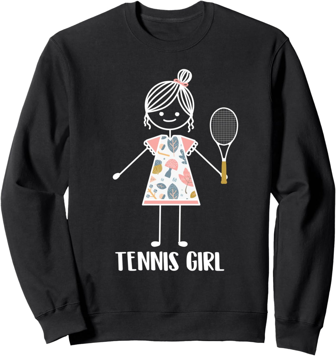 Tennis Girl Mädchen - Tennisball Tennisspielerin Tennis Sweatshirt