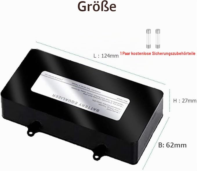 SolaMr 48V Batterie-Equalizer 4x12V Batterie Ausgleicher Battery Balancer Equalizer für Gel/Hochwass
