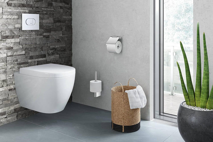 ZACK Atore Ersatz-Toilettenpapierhalter, Silber