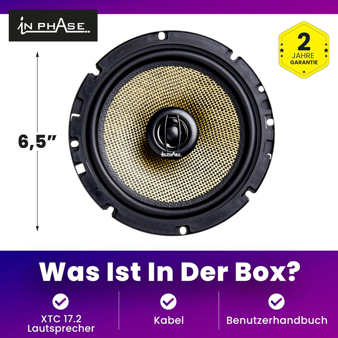 In Phase XTC17.2 250 W Lautsprecher Koaxial System