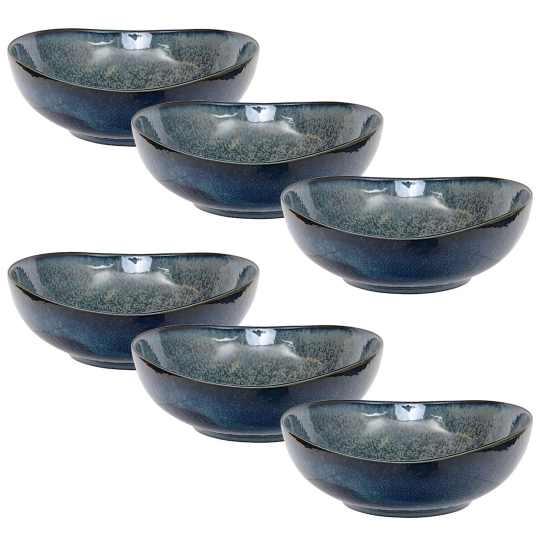 TOKYO design studio, Cobalt Blue, 6 Schalen Set, 6-TLG., Ø 11 cm, Porzellan aus Japan 11cm (6er Set)
